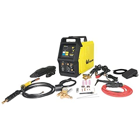 Weldpro Omni 210 Dual Voltage 115V/230V AC/DC Multi-Process Welder - MIG/Flux Core/Stick/ACDC High Frequency TIG with Pulser and Aluminum Balance/Frequency Control 3 year warranty welding machine